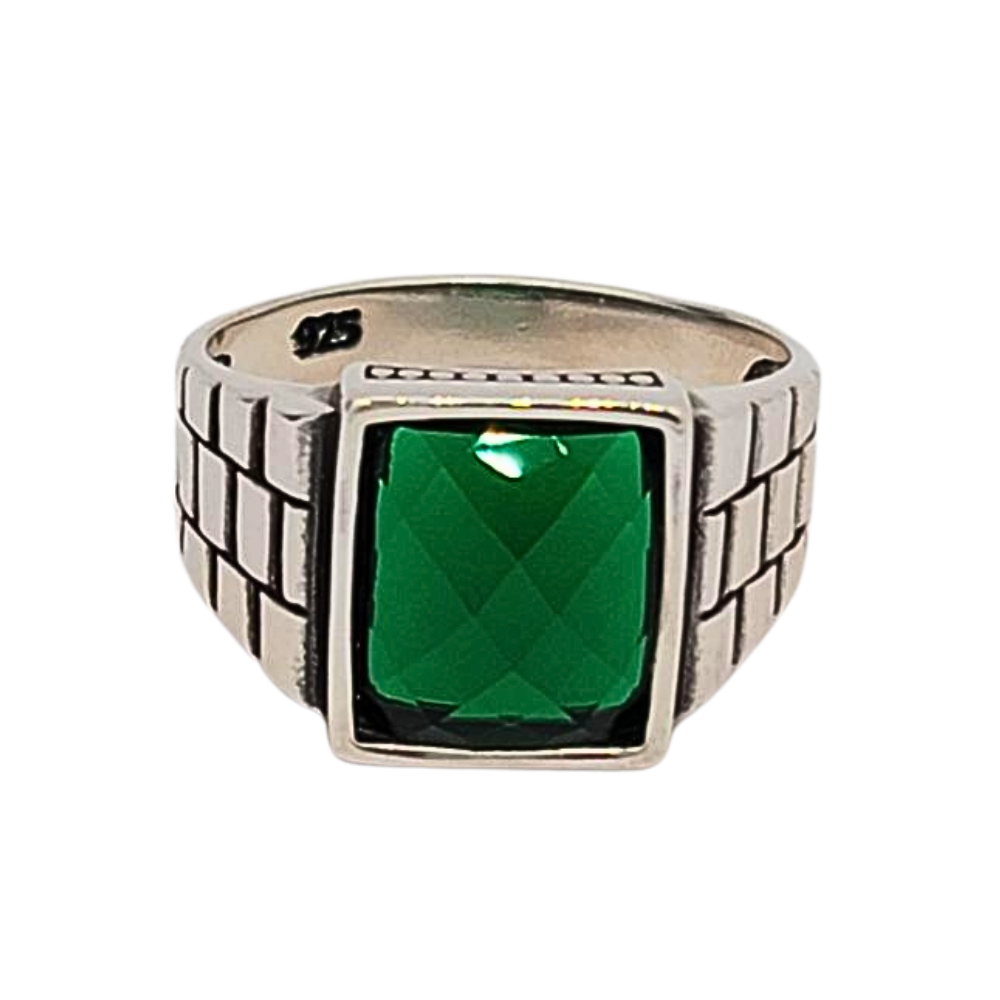PANI2095B$11 FORMA PIEDRA VERDE