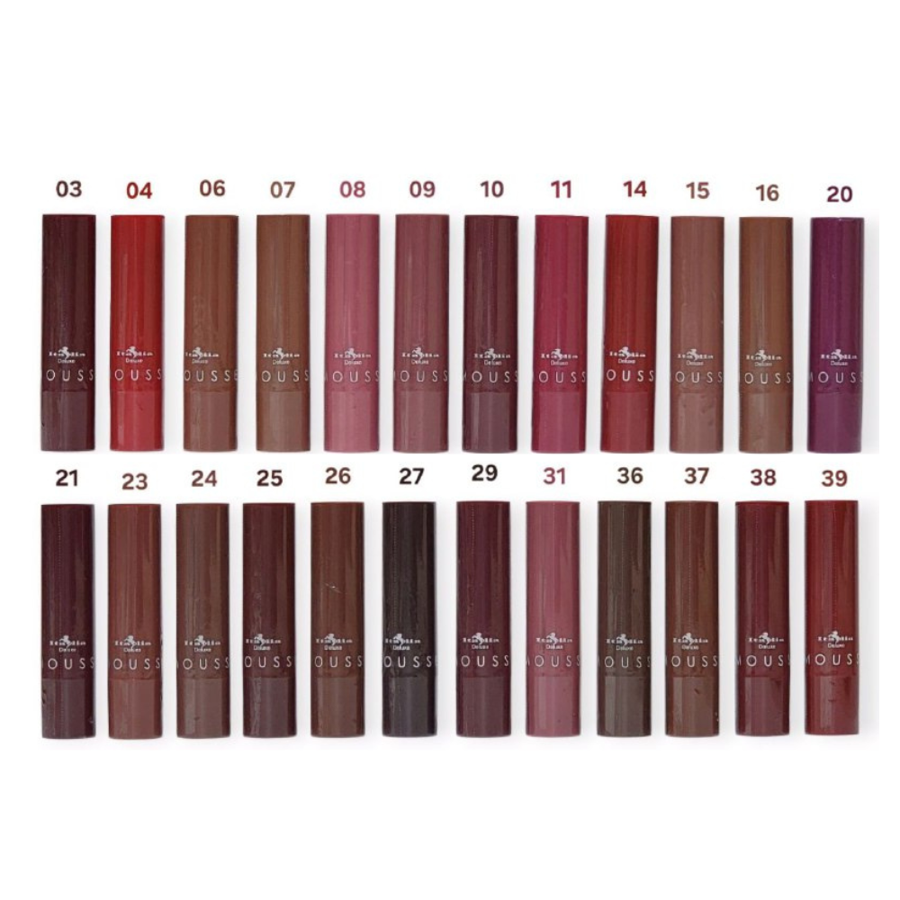 BRILLO LABIAL LAPIZ LABIAL MATTE 24 COLORES DISPONIBLES ITALIA DELUXE MOUSSE MATTE 3G