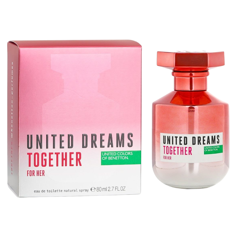 UNITED COLORS OF BENETTON UNITED DREAMS TOGETHER FOR HER EDT 80ML (M)