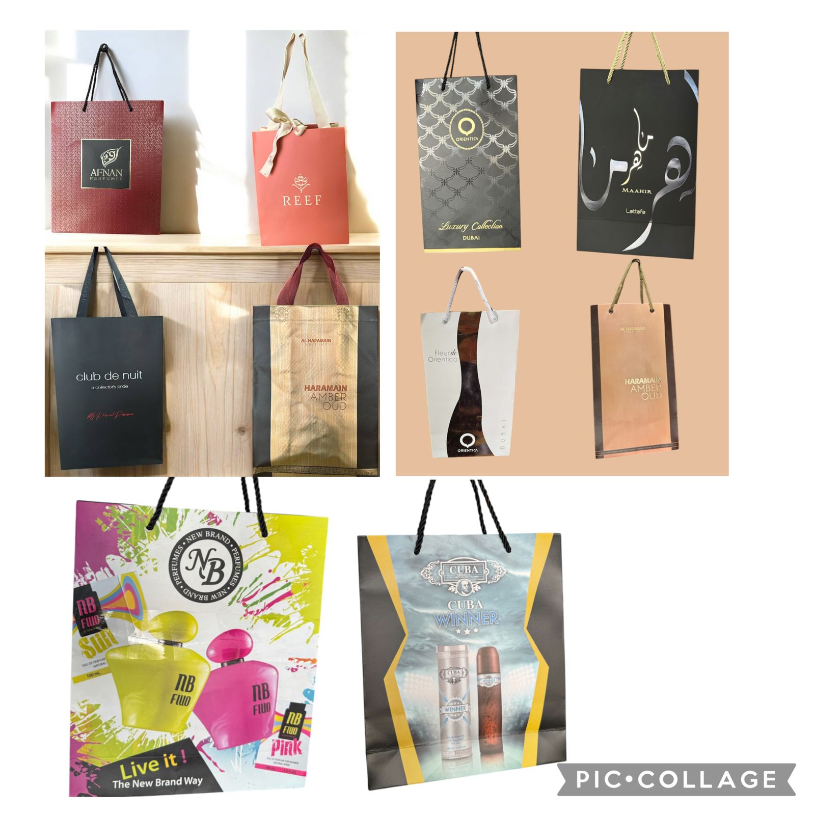 BOLSAS DE PERFUMES ARABES PARA PERFUME