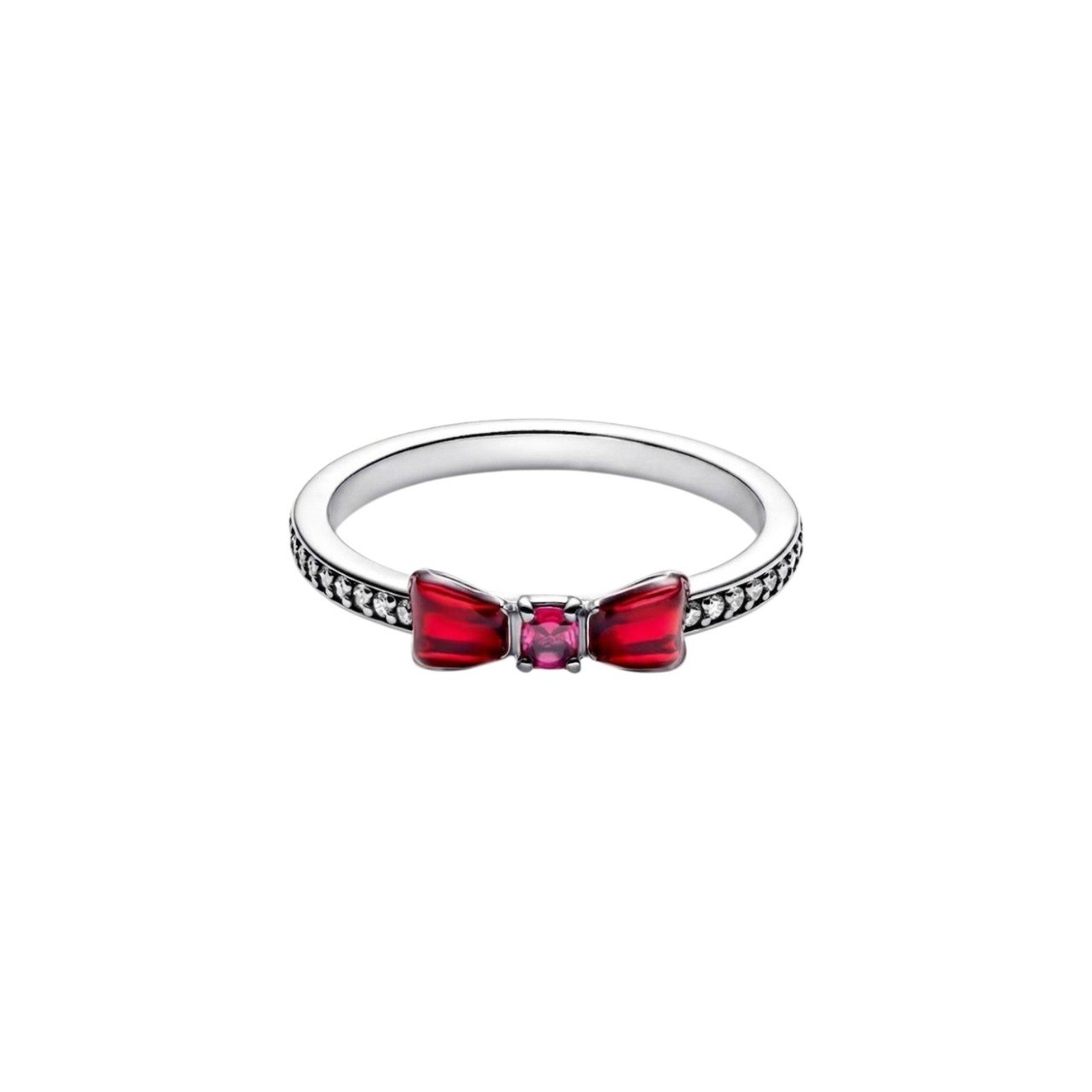 ANILLO PANDORA DE PLATA 9.25 DE PRINCESA BLANCA NIEVES DISNEY PESO: 2.4G