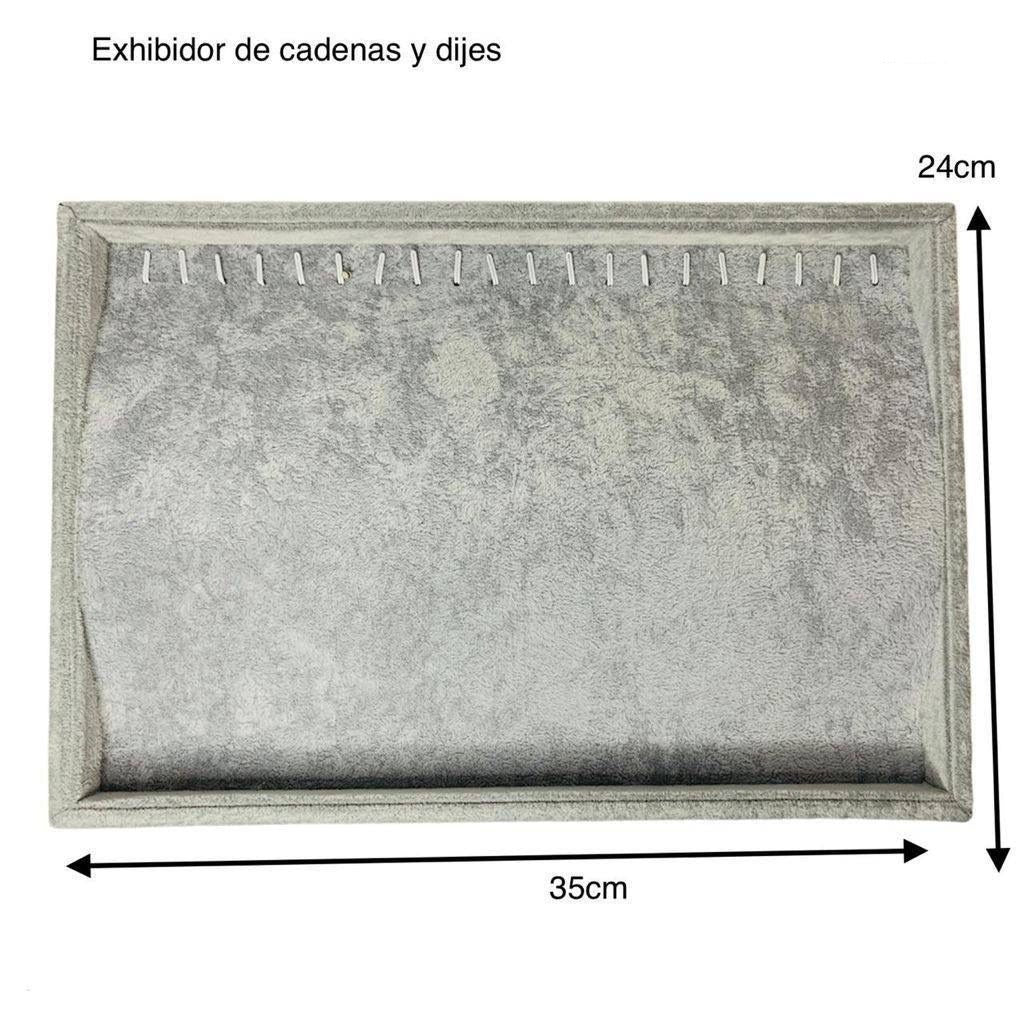 MAQUETA PARA 20 CADENAS JOYERIA EXIBIDOR