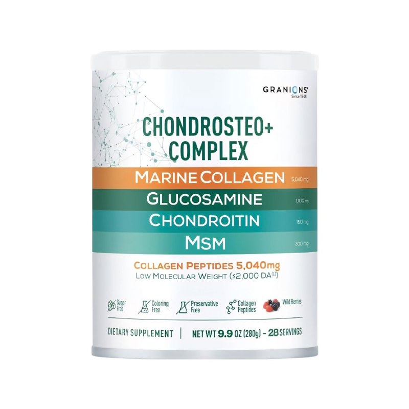 SUPLEMENTO DIETETICO EN POLVO DE COLAGENO MARINO Y SOPORTE ARTICULAR GRANIONS 280g