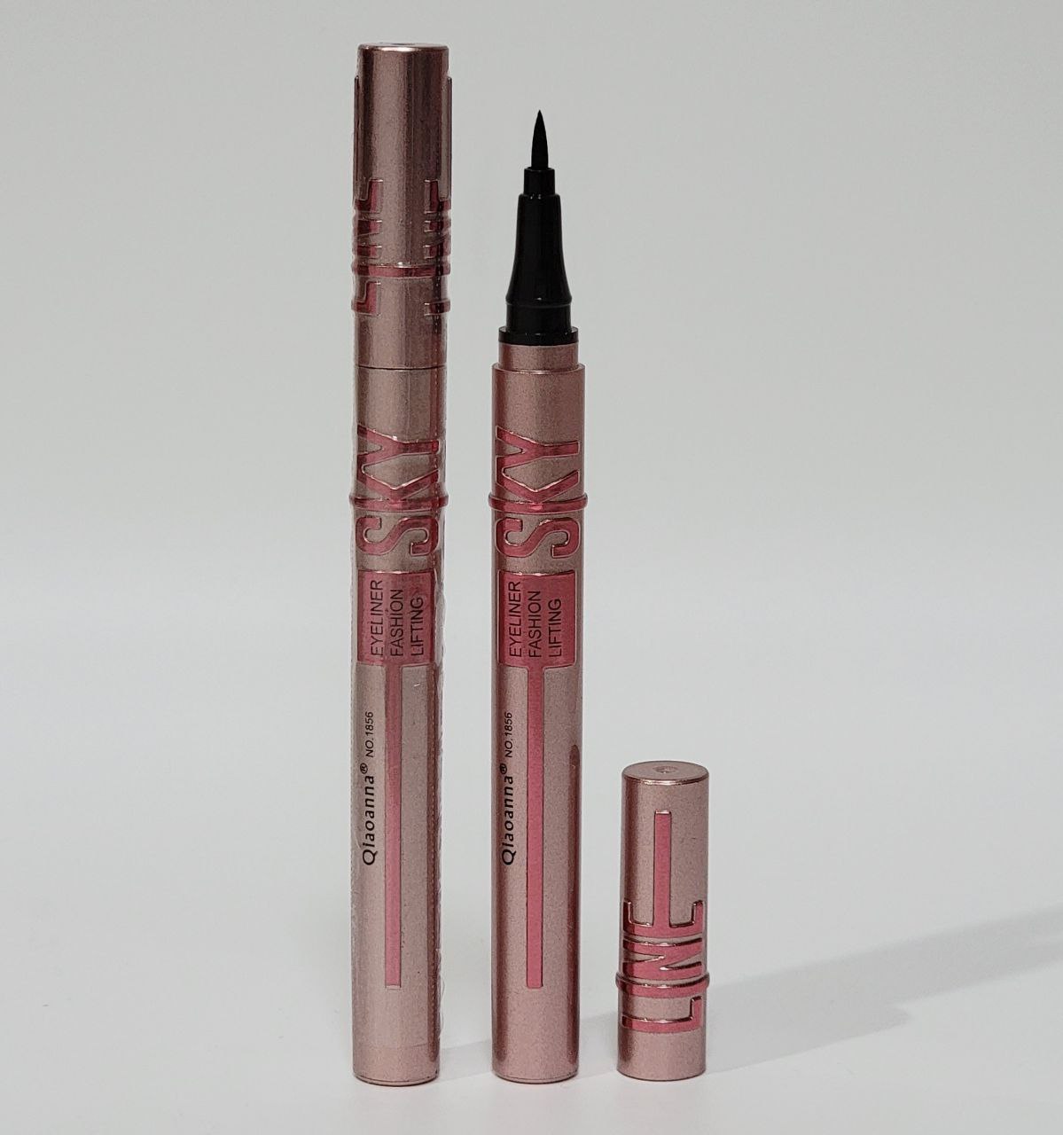 DELINEADOR DE OJOS LIQUIDO DUPE MAYBELLINE SKY HIGH IMPERMEABLE 24H, SECADO RAPIDO SUAVE Y DELICADO QIAOANNA SKY LINE 1ML