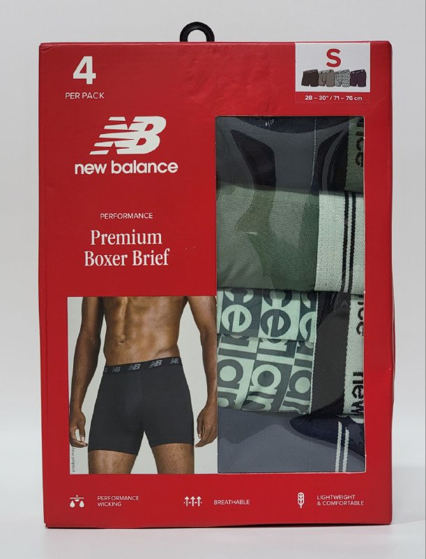 ROPA INTERIOR PARA CABALLERO NEW BALANCE 4UND S