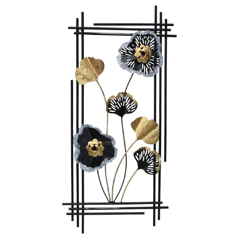 DECORACION CUADRO DECORATIVO DE METAL PARA PARED 30X70CM