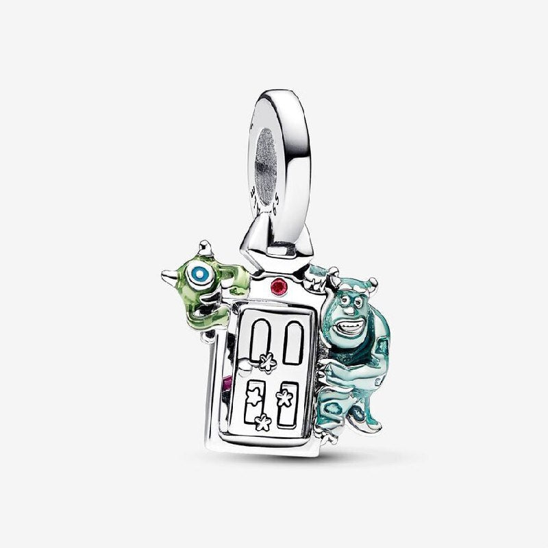 PCHARM4049$1 FORMA DE MONSTER INC PANDORA PLATA 9.25