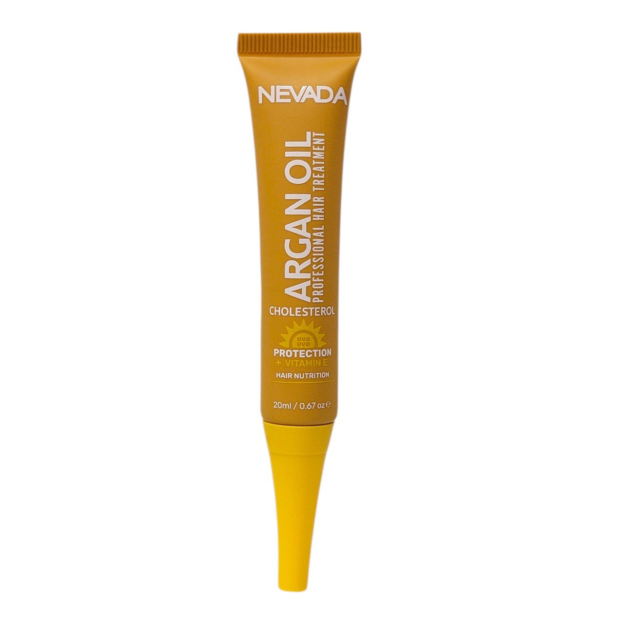AMPOLLAS SIN ENJUAGE CON ACEITE DE ARGAN, PROTECCION Y VITAMINA E NEVADA 20ML