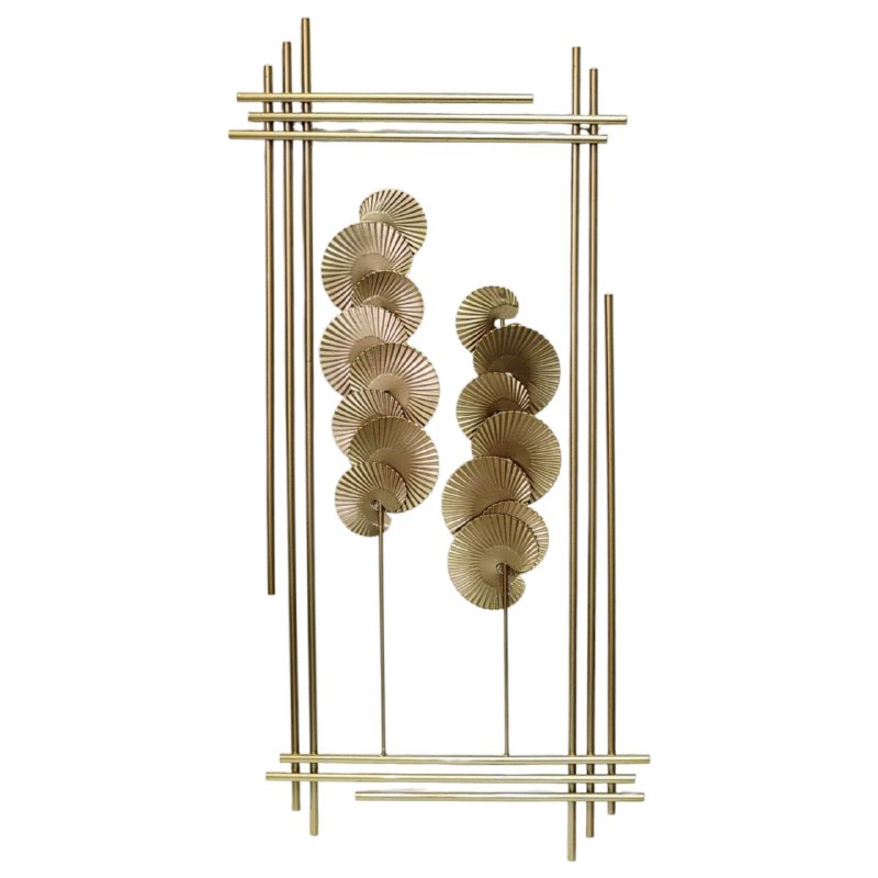 DECORACION CUADRO DECORATIVO DE METAL PARA PARED 30X70CM