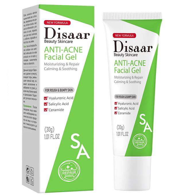 CREMA FACIAL EN GEL ANTI ACNE DISAAR 30G