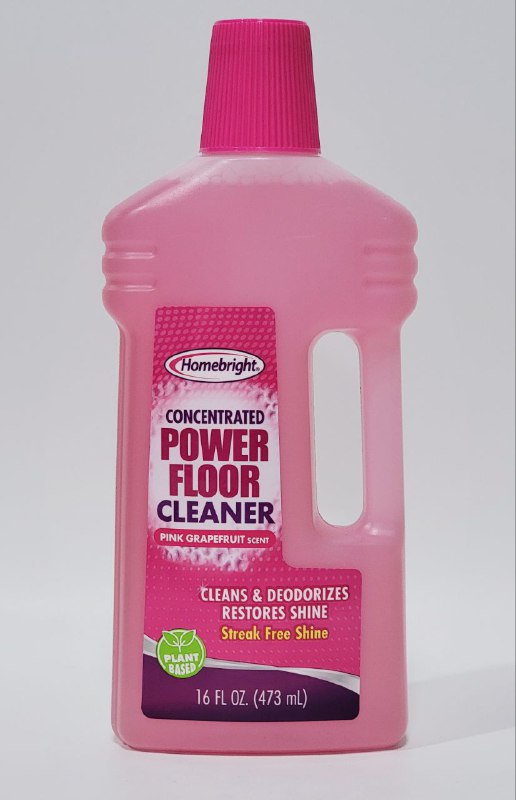 LIMPIADOR CONCENTRADO PARA PISOS O SUELOS, DUPE PINK STUFF LIMPIEZA INTEGRAL PARA SU HOGAR DEJANDO SUPERFICIES LIMPIAS Y FRESCAS CON BRILLO RADIANTE, FRAGANCIA DE POMELO ROSADO HOMEBRIGHT 473ML