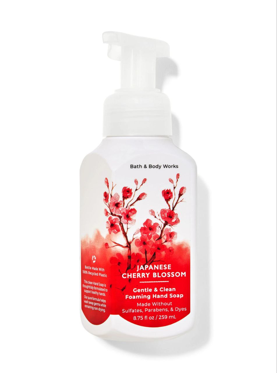 BATH & BODY WORKS JABON DE MANOS SUAVE Y LIMPIO JAPANESE CHERRY BLOSSOM 259ML
