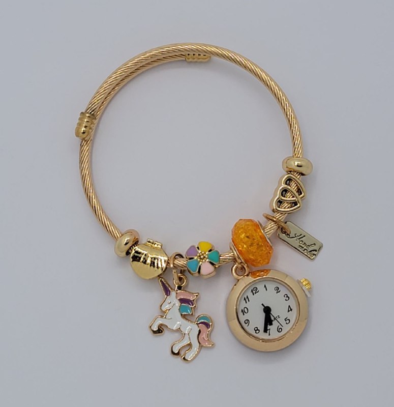 RELOJ ECONOMICO TIPO PANDORA PARA DAMA
