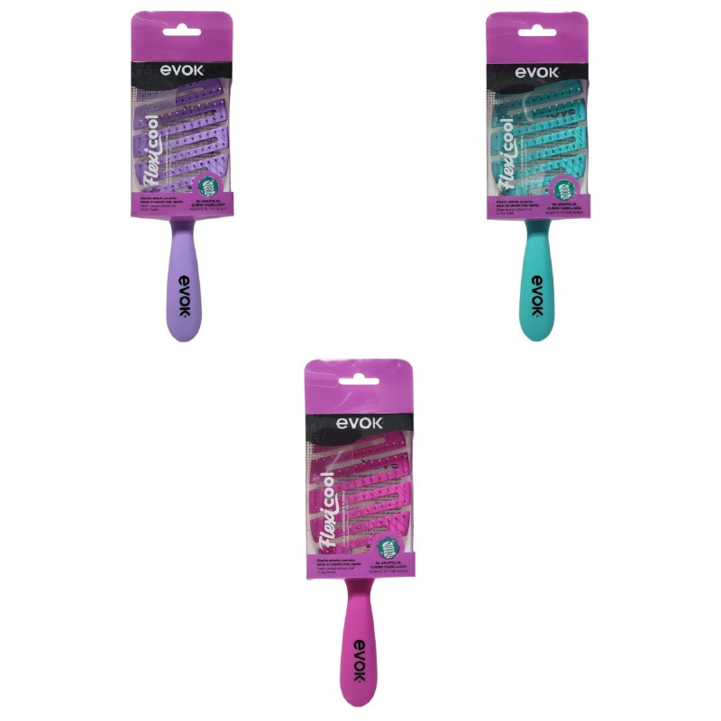 CEPILLO PEINE DESENREDANTE FLEXIBLE EVOK