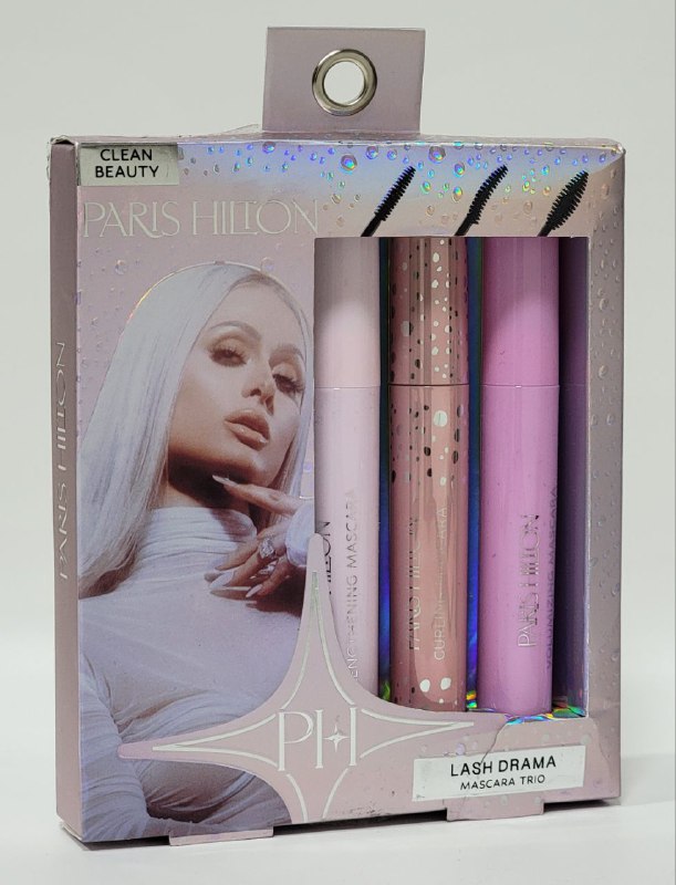 SET DE RIMEL EN TRIO ALARGADOR VOLUMIZADOR Y RIZADOR PARIS HILTON 8MLX3PCS