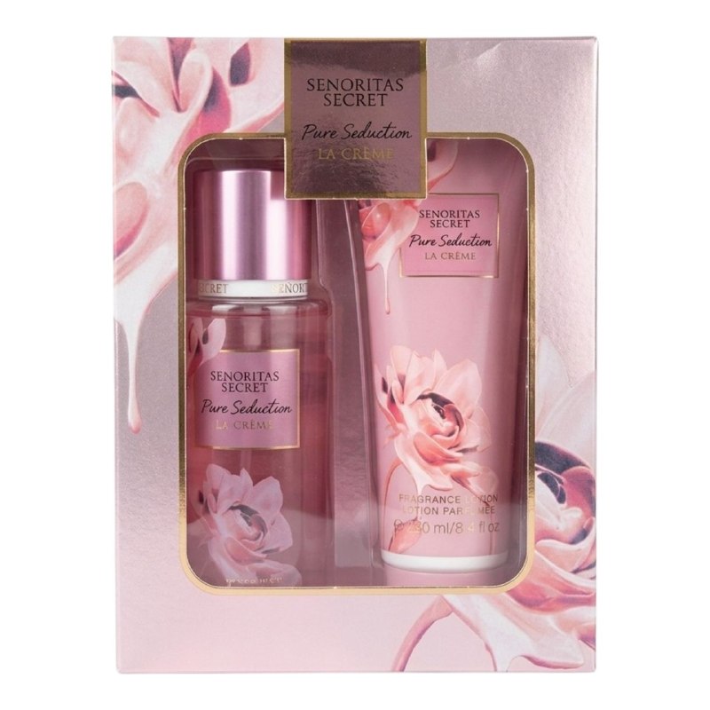 SET SENORITAS SECRET PURE SEDUCTION LA CREME SPLASH 125ML CREMA CORPORAL 125ML (M) (AROMA SIMILAR VS PURE SEDUCTION LA CREME)