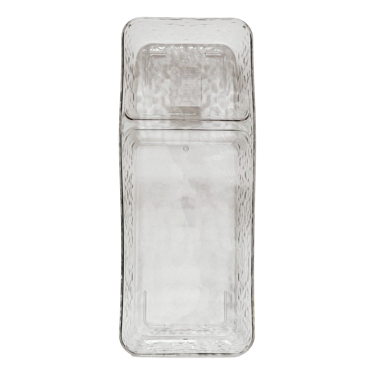 ORGANIZADOR RECIPIENTE DE ALMACENAMIENTO TELESCÓPICA DE TEXTURA DE CRISTAL 13X31 CON 2 SECCIONES