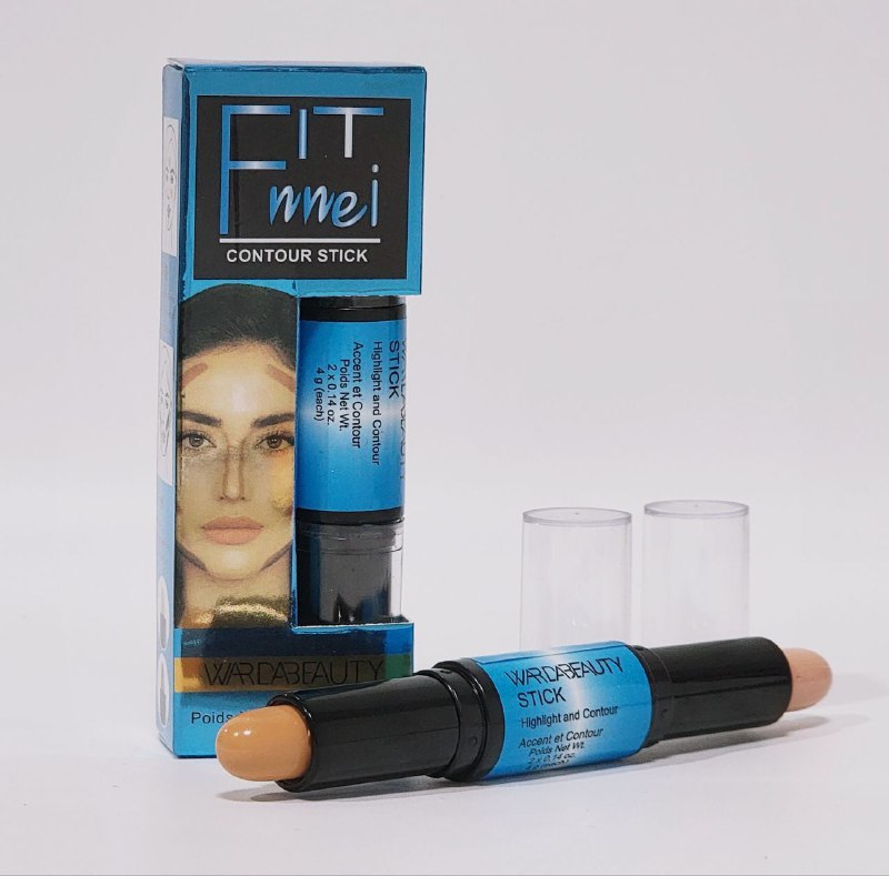 CONTORNO E ILUMINADOR 2 EN 1 WARDABEAUTY FIT NNEI DUPE DE MAYBELLINE HIGLIGHT & CONTOUR 0.14OZX2