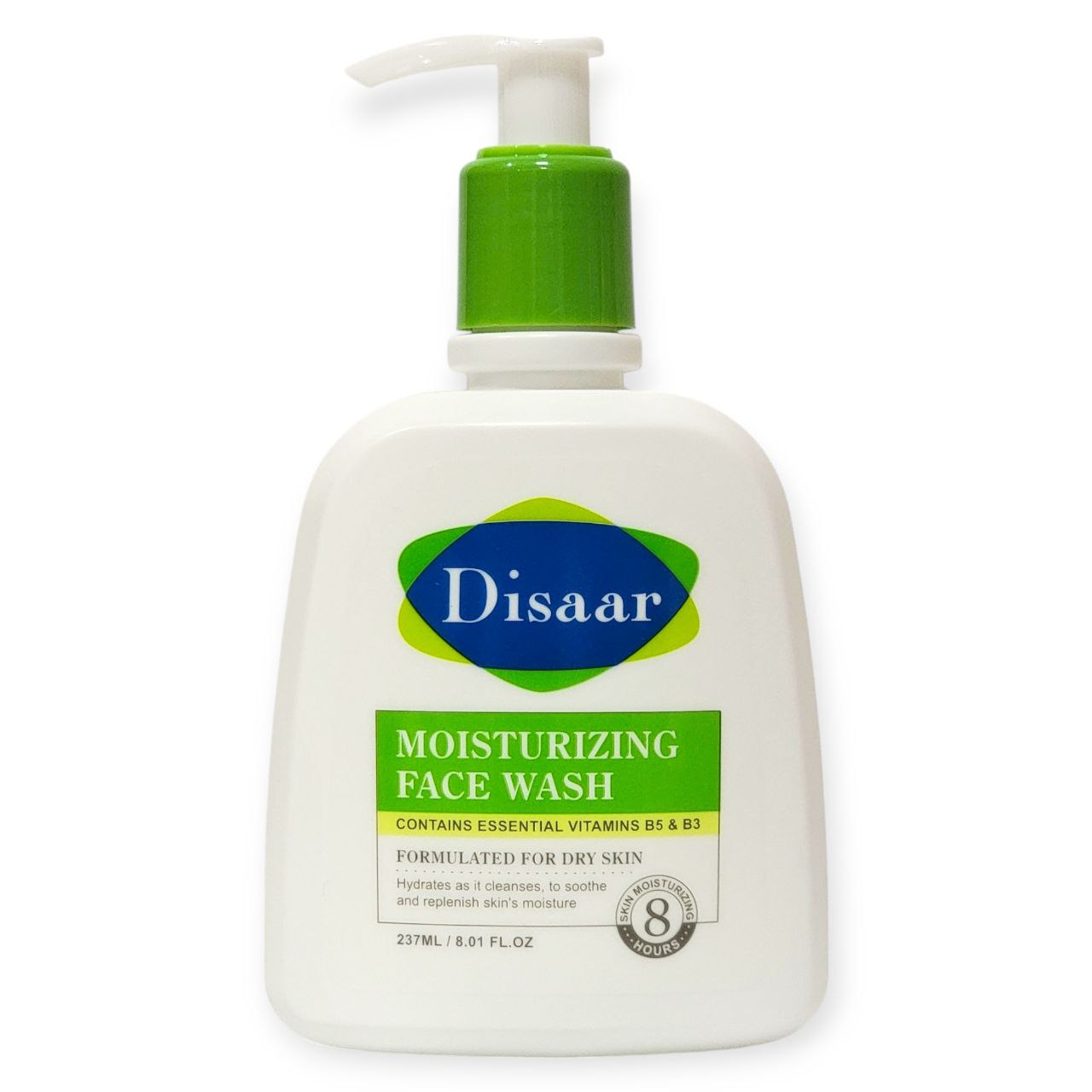 LIMPIADOR FACIAL CALMANTE E HIDRATANTE CON VITAMINAS B5 Y B3 DISAAR 237ML