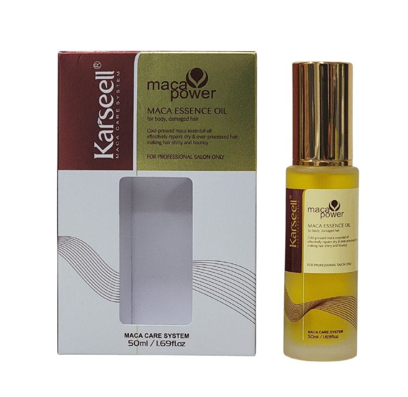 ACEITE PARA EL CABELLO RECONSTRUCTOR Y REVITALIZANTE DE ESENCIA DE MACA KARSEELL 50ML