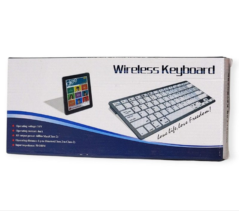 TECLADO INALAMBRICO, BLUETOOTH, COMODIDAD ERGONOMICO GRAN COMPATIBILIDAD WIRELESS KEYBOARD