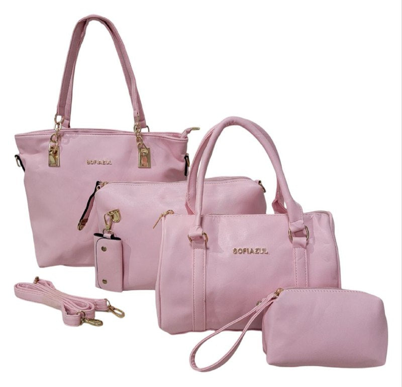 CARTERA ECONOMICA EN SET 5 PIEZAS SOFIAZUL