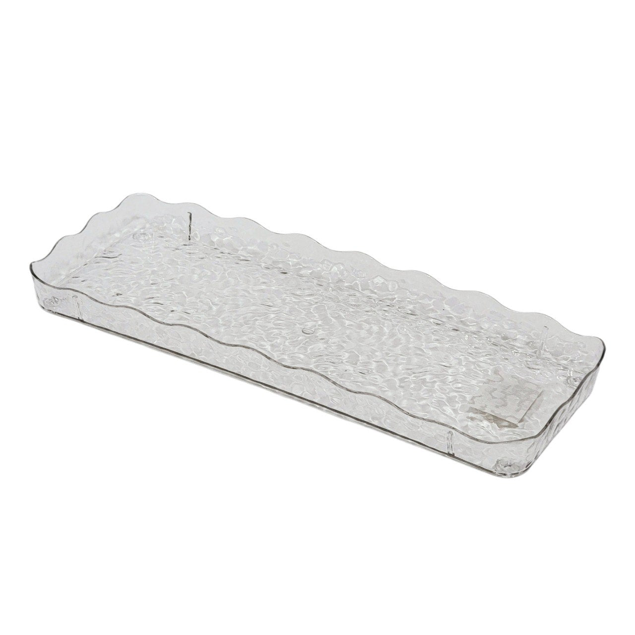 ORGANIZADOR RECIPIENTE DE ALMACENAMIENTO TELESCÓPICA DE TEXTURA DE CRISTAL 12X33CM