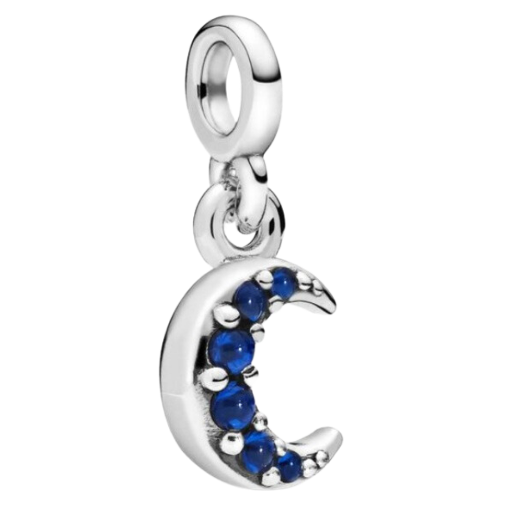 MINIPCH046 COLGANTE DE LUNA PIEDRA AZUL