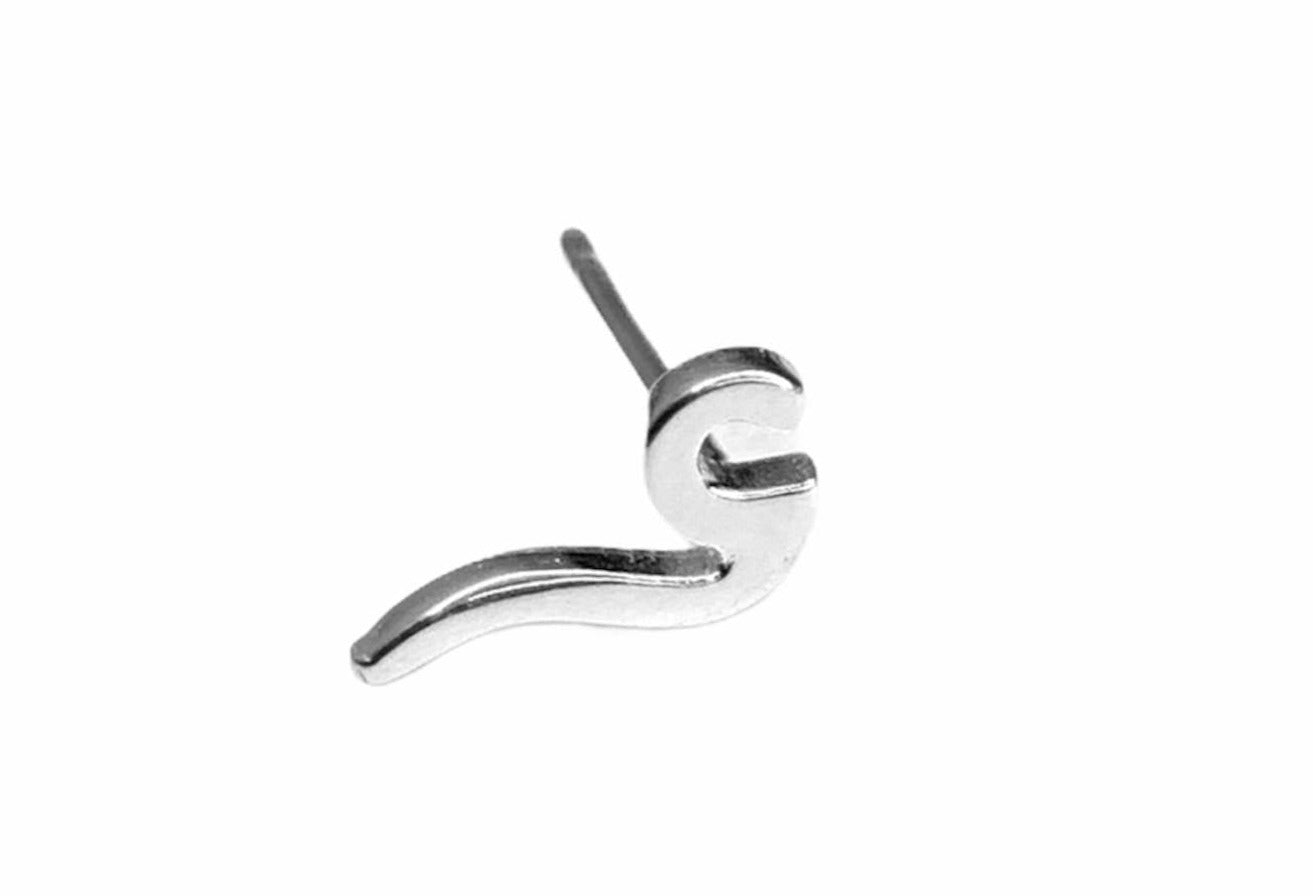 PIERCING DE PLATA 9.25 PESO: 0.5G
