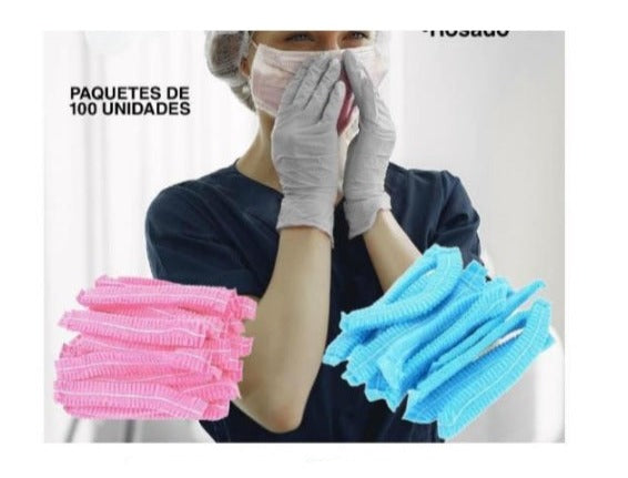 GORRO QUIRURGICO PAQUETE DE 100 UNIDADES