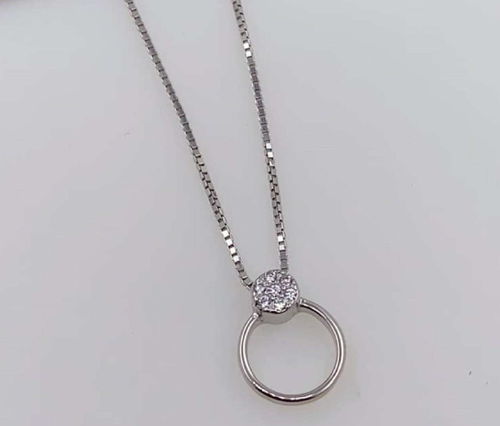 PDIJE1177 CIRCULAR CON CIRCON INCLUYE CADENA PLATA 925