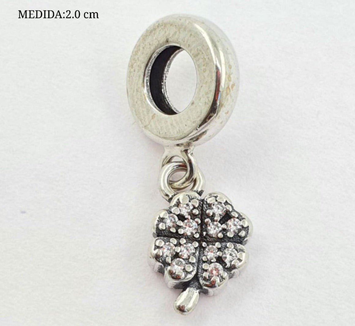 PCHARM2748 COLGANTE TREBOL DE CUATRO HOJAS