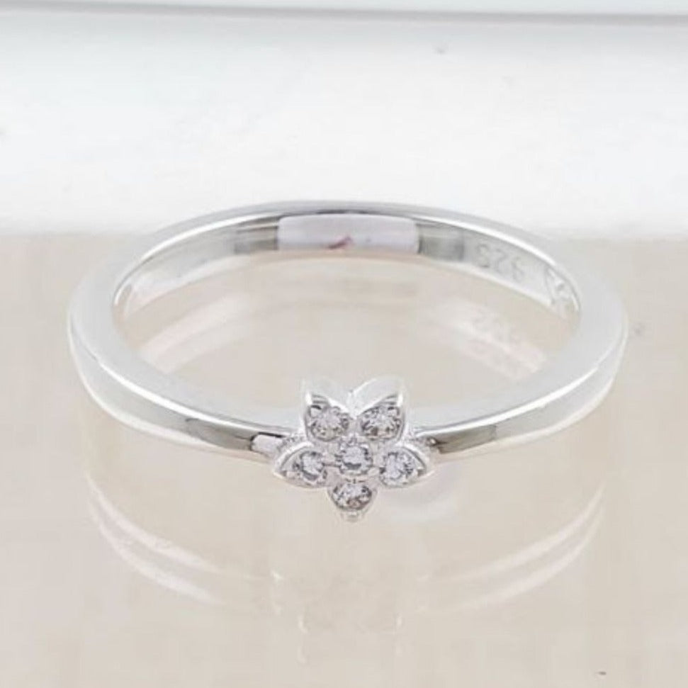 PANI1907 ANILLO FLOR, PLATA 925