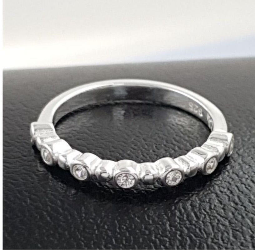 PANI1833 ANILLO CON CIRCONES, PLATA 925