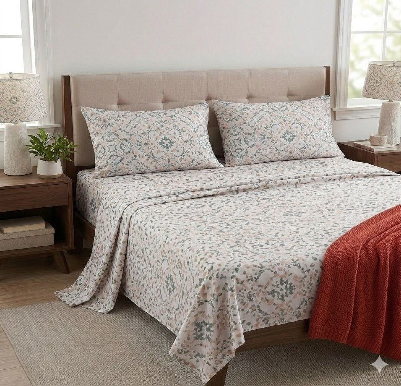 JUEGO DE SABANAS DE LUJO TAMAÑO FULL DE 4PCS BENELI HOME