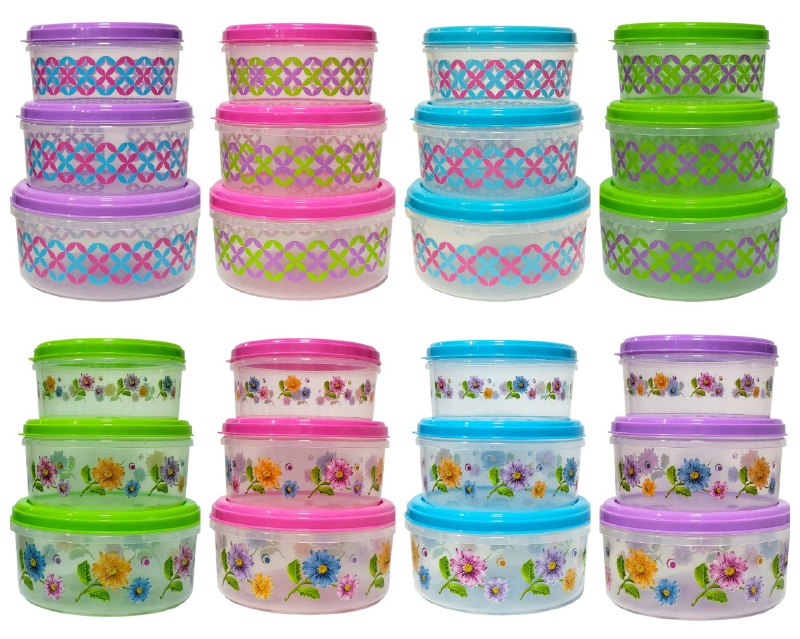 SET DE RECIPIENTES PANAS PARA ALIMENTOS 3UND 13X25C 11X23CM 10X20CM