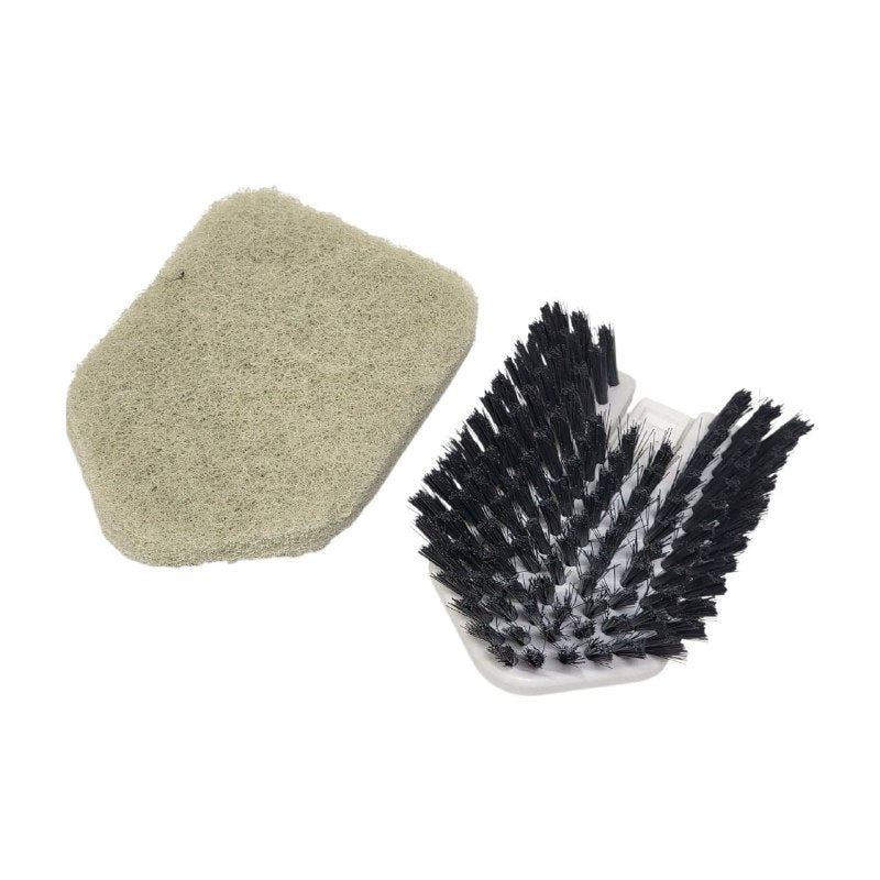 CEPILLO LIMPIADOR PARA PISOS Y BAÑOS DE ACERO INOXIDABLE CON CABEZAL INTERCAMBIABLE CLEAN 91CM