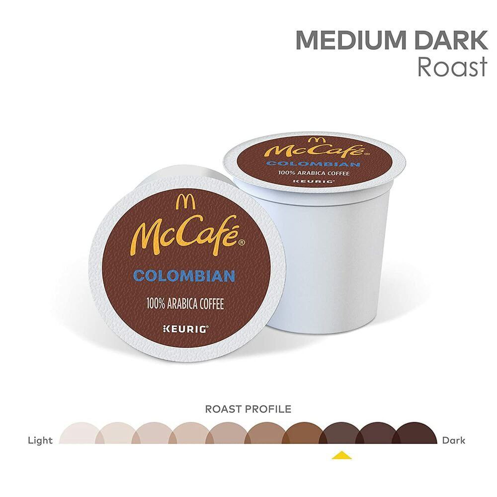 CAPSULAS DE CAFE MEDIO-OSCURO COLOMBIANO PREMIUM 100% ARABICA 24UND MCCAFE