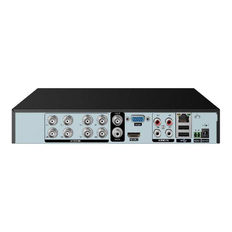KIT DE CAMARAS DE SEGURIDAD DE 8 CANALES HD, SISTEMA DE GRABACION DE 24H CON VISUALIZACION POR INTERNET Y TELEFONO, DETECCION MOVIMIENTO, DISCO DURO HDD 1TB AHD
