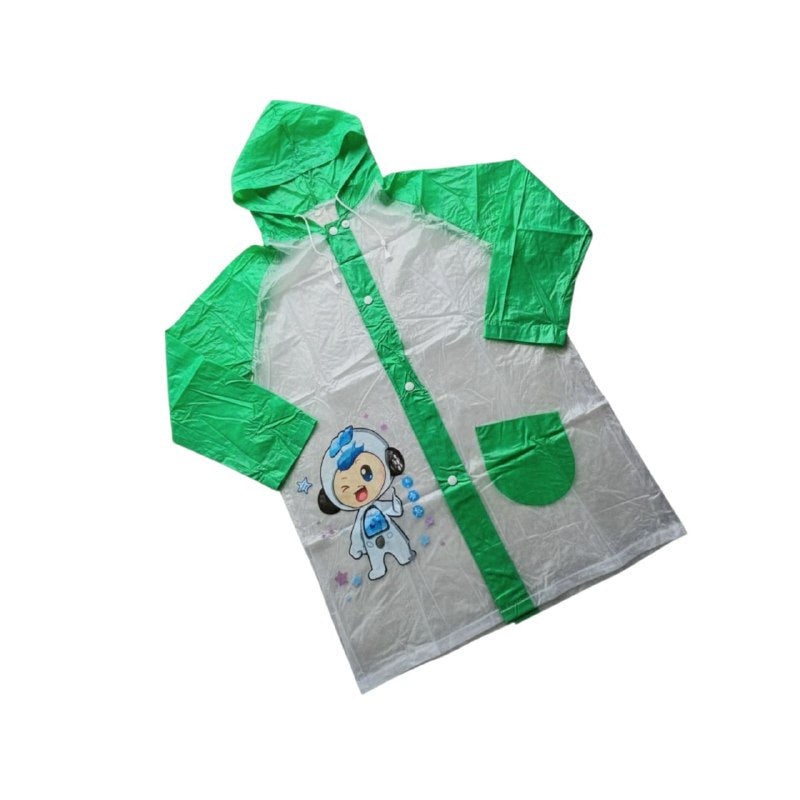 CAPOTE PARA LLUVIA DE PVC IMPERMEABLE PARA NIÑOS LIGERO Y FACIL DE LLEVAR 4 COLORES HUAYI