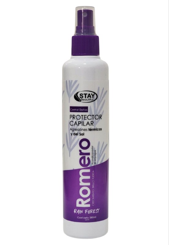 PROTECTOR TERMICO PARA EL CABELLO EN SPRAY DE ROMERO STAY BEAUTIFUL 280ML