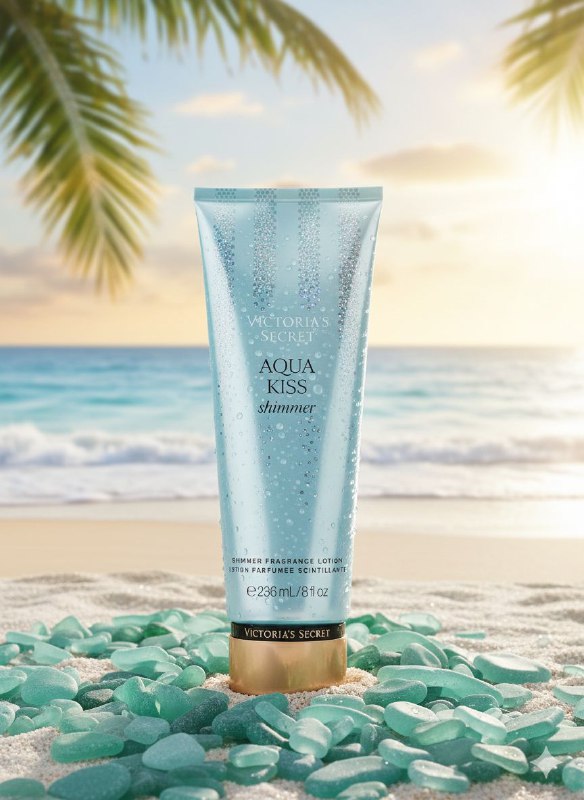 VICTORIAS SECRET CREMA AQUA KISS SHIMMER 236ML (M)