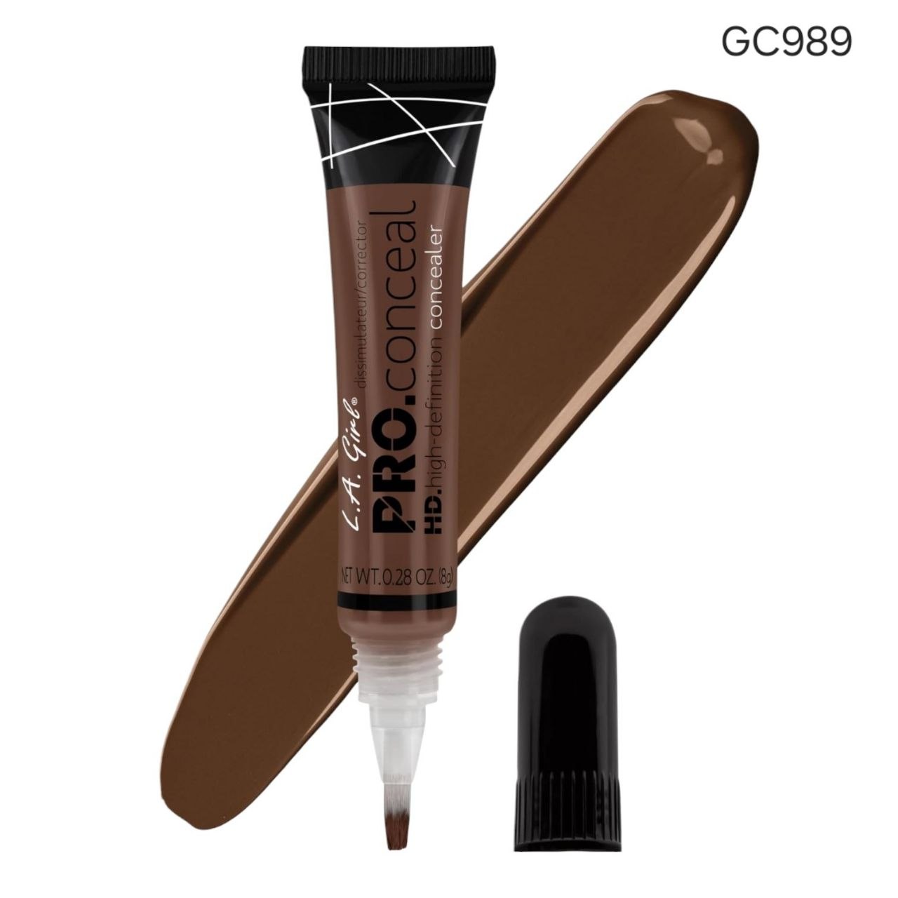 CORRECTOR LÍQUIDO TONO GC989 MAHOGANY PRO CONCEAL L.A. GIRL 8G