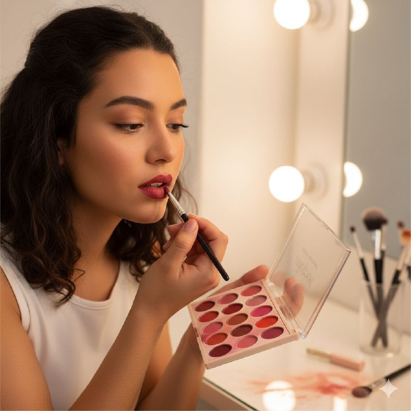 BRILLO LABIAL EN PALETA DE 18 TONOS 18G MOCMALLURE