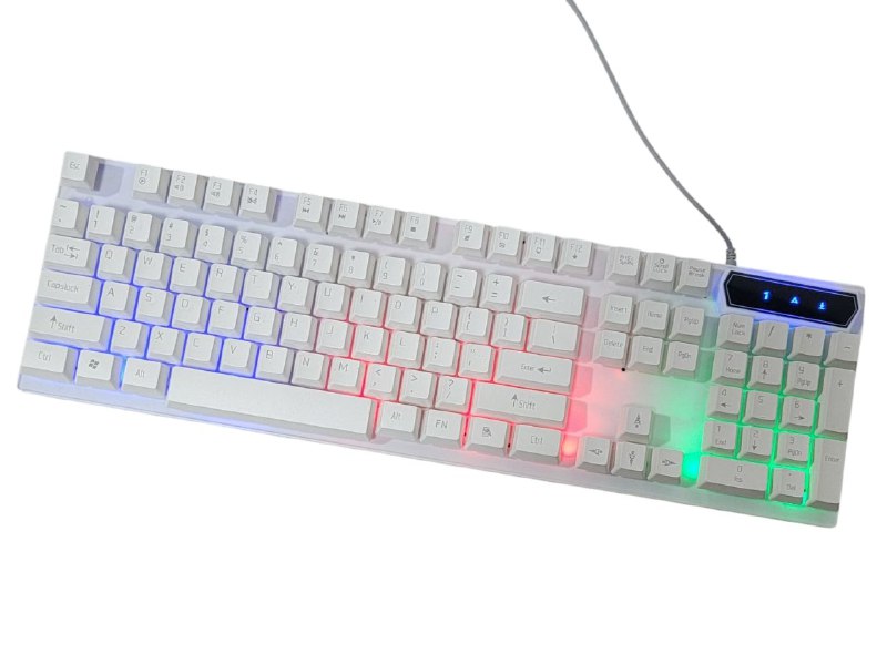 TECLADO PARA JUEGOS DE TAMAÑO COMPLETO, VARIEDAD DE EFECTOS DE ILUMIACION JERTECH METEOR K358