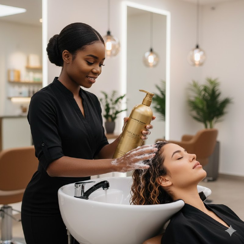 SHAMPOO PARA EL CABELLO DE COLAGENO, REPARA EL CABELLO Y EVITA ROTURA, HIDRATA AUMENTA LA ELASTICIDAD DEJANDO BRILLANTE Y SUAVE KERATINE QUEEN 750ML