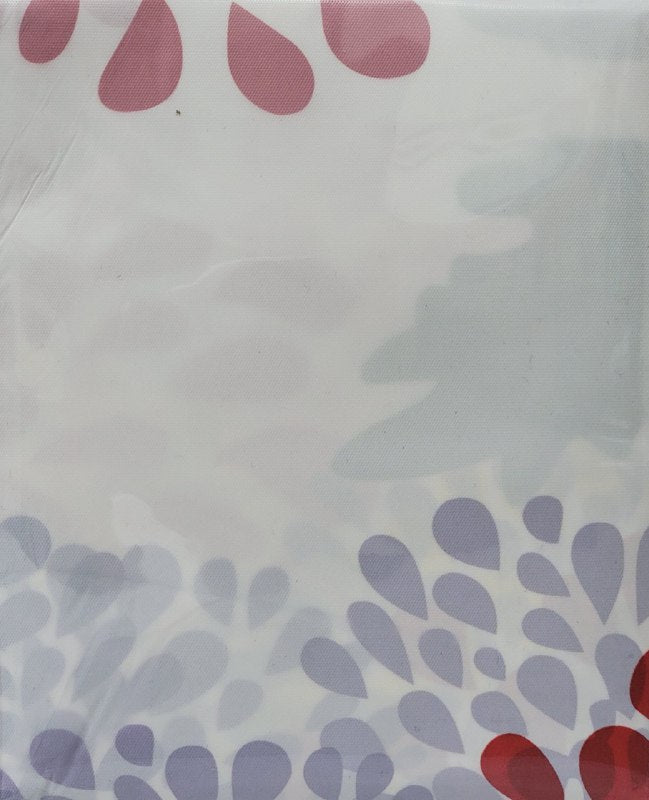 CORTINA DE DUCHA DE POLYSTER, SIMPLE Y MODERNO CON 12 ARANDELAS Y MATERIALES DURADEROS 180X180CM LARUCCI SHOWER CURTAIN 16 ESTILOS