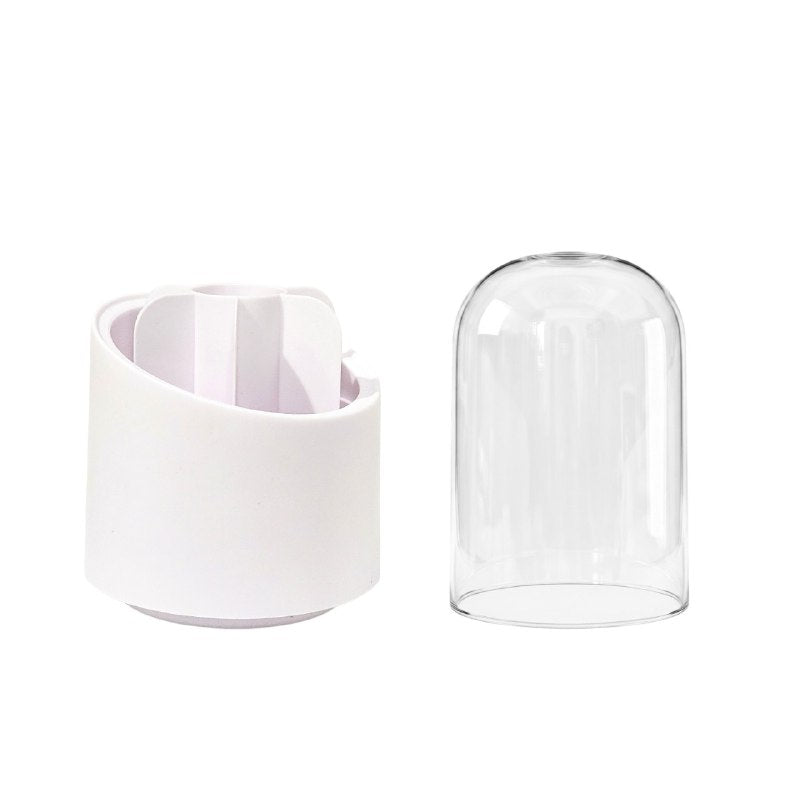 ORGANIZADOR DE BROCHAS DE MAQUILLAJE GIRATORIO LD-1005-1 19X13CM