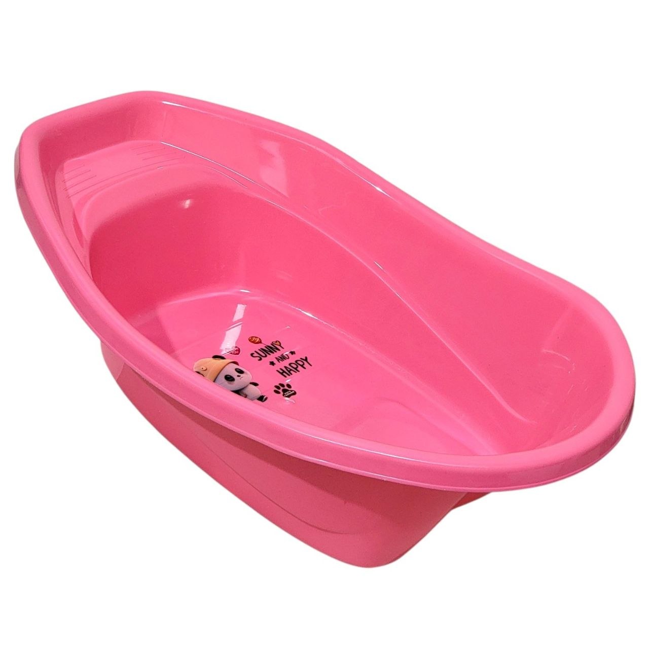 BAÑERA DE PLÁSTICO DOS POSICIONES PARA BEBÉS FACILITA LA LIMPIEZA Y SEGURIDAD