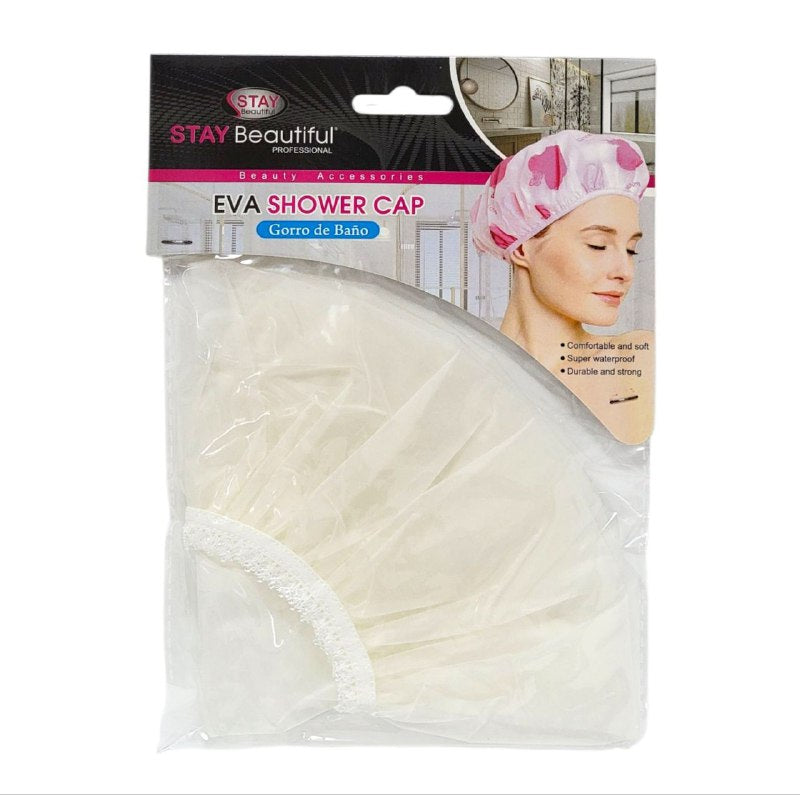 GORRO PARA BAÑO DE TELA IMPERMEABLE EVA STAY BEAUTIFUL
